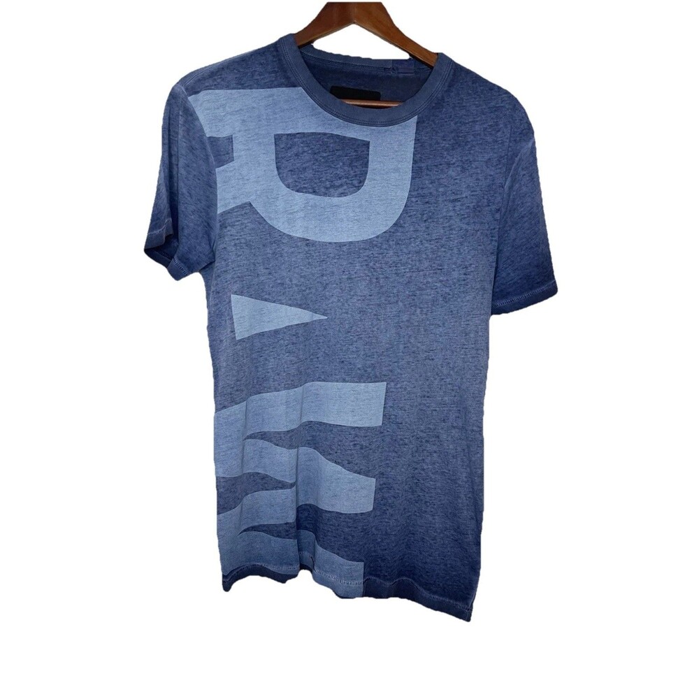 Gstar Raw Mens XS Blue Tshirt Cotton Lightweight